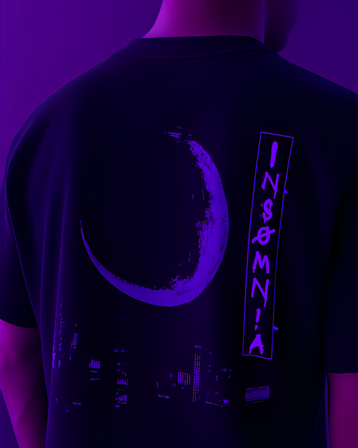 THE MIDNIGHT DREAMSCAPE – Oversize Organic Tee by INSOMNIA